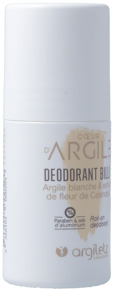 Image of Argiletz Heilerde weiss Deodorant Roll on Fl 50 ml