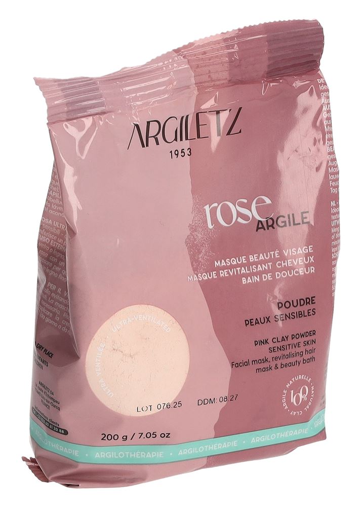 Argiletz Heilerde rosa Pulver ultra fein 200 g