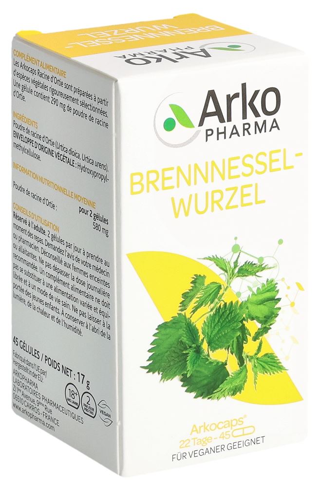Arkocaps Brennesselwurzel Kaps pflanzlich 45 Stk