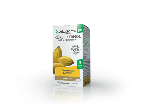 Arkocaps olio di semi di zucca caps scatola 60 pezzi