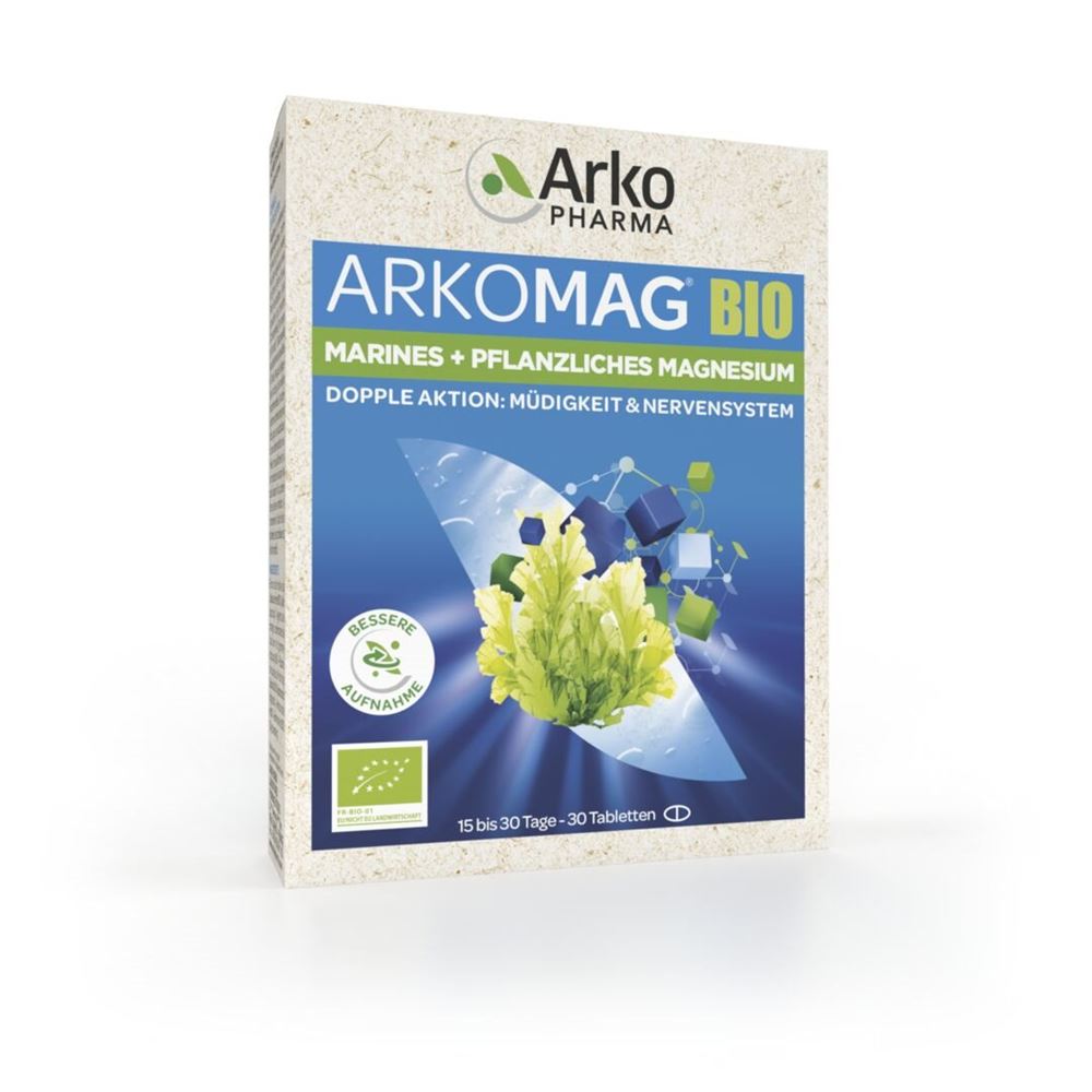 Arkomag Doppel Magnesium Tabl Bio 30 Stk