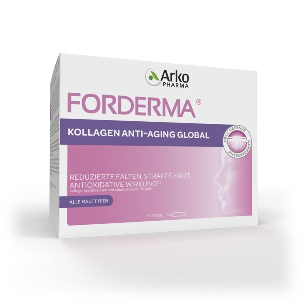 Arkopharma Forderma collagene stick anti-età globale 30 pezzi