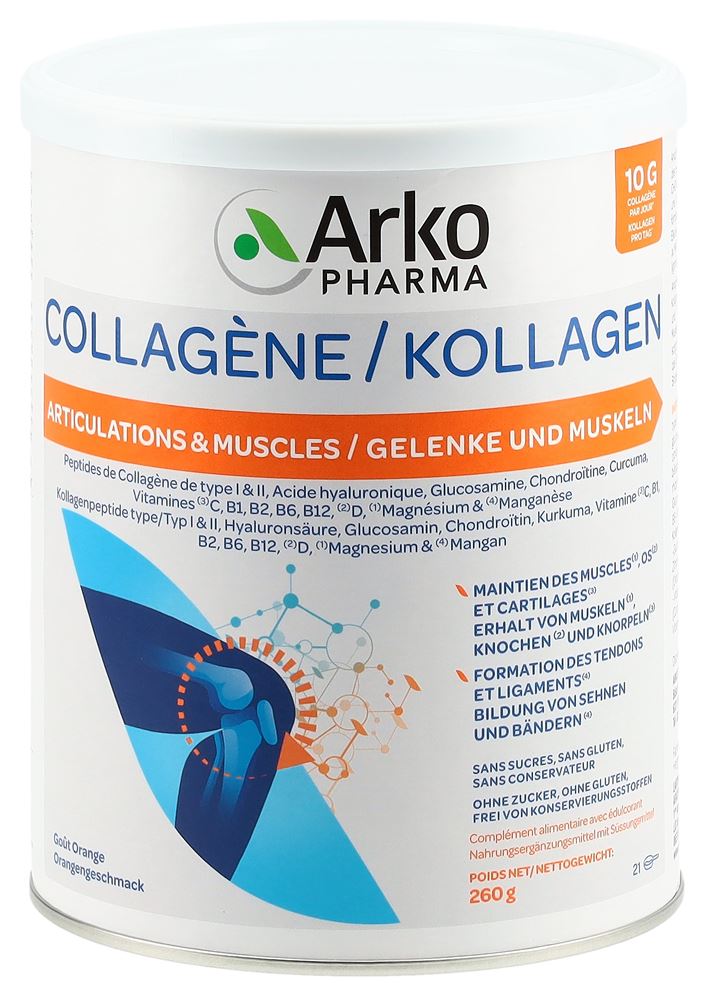 Arkopharma Collagene articolazioni e muscoli scatola 260 g