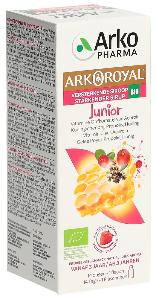 Arkoroyal stärkender Sirup Junior Bio Fl 140 ml