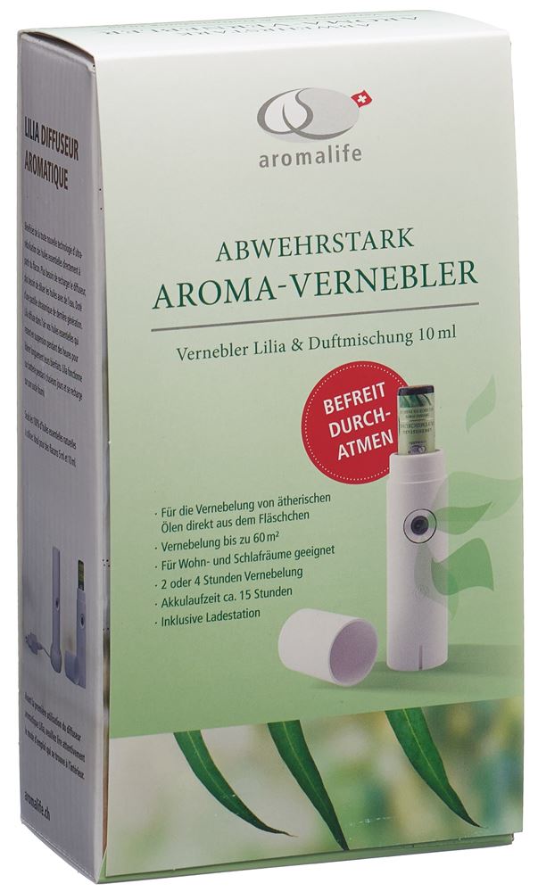 Image of Aromalife Abwehrstark Lilia Vernebler weiss inklusiv Duftmischung 10ml