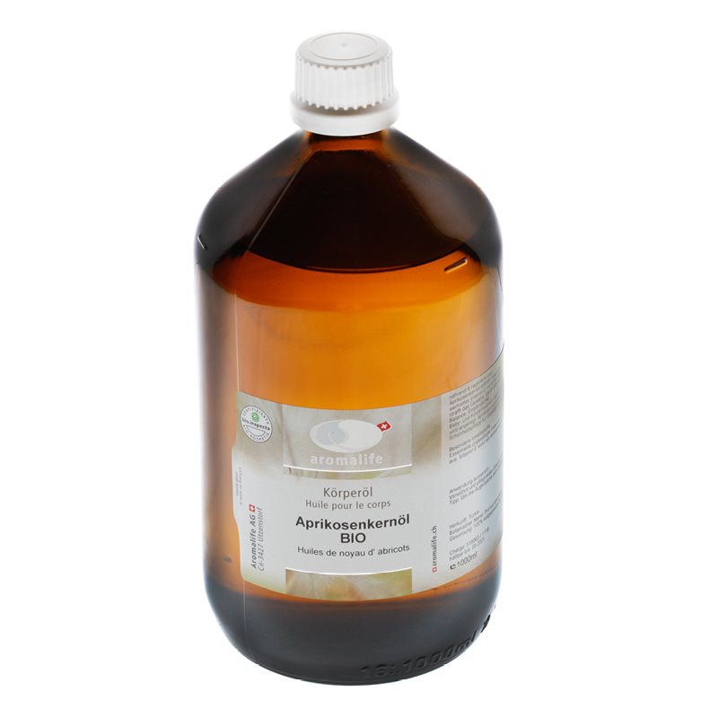 Image of Aromalife Aprikosenkernöl BIO 1000 ml