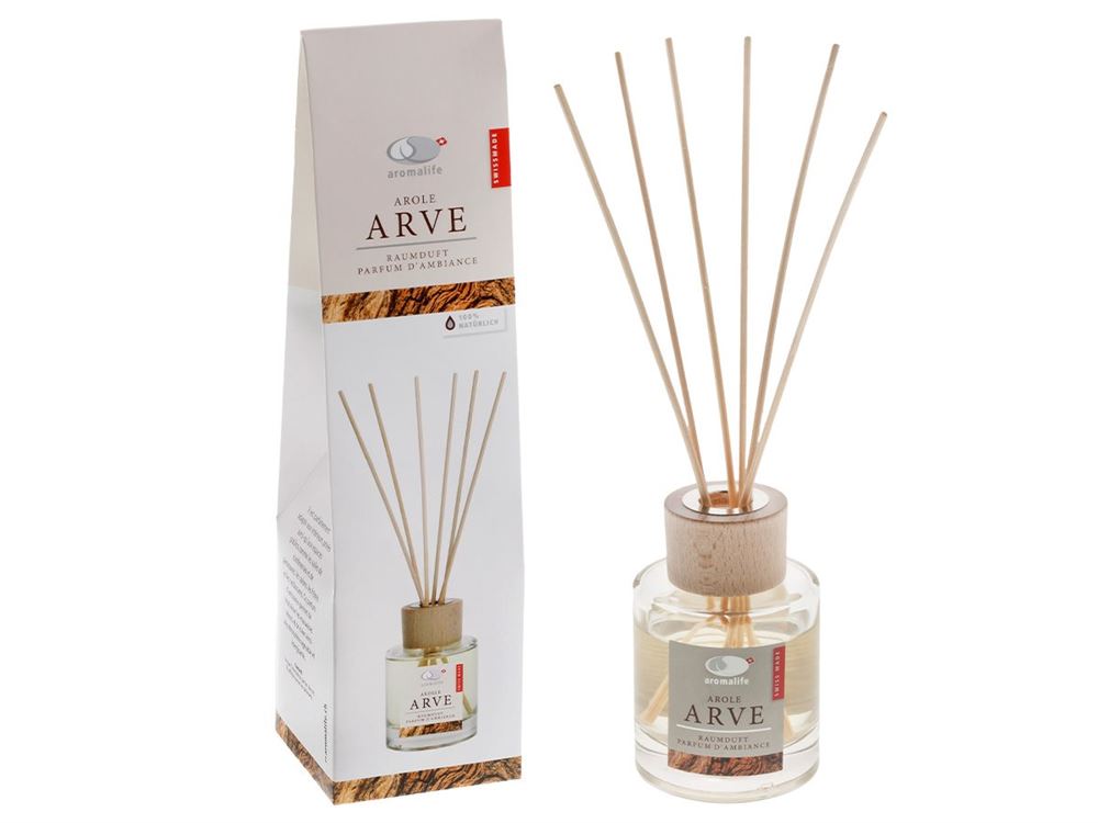 Image of Aromalife Arve Raumduft Holz mit Stäbchen 60 ml