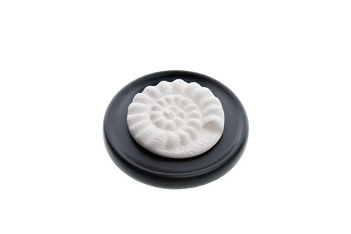 Aromalife set pierre odorante spirale & soucoupe noir