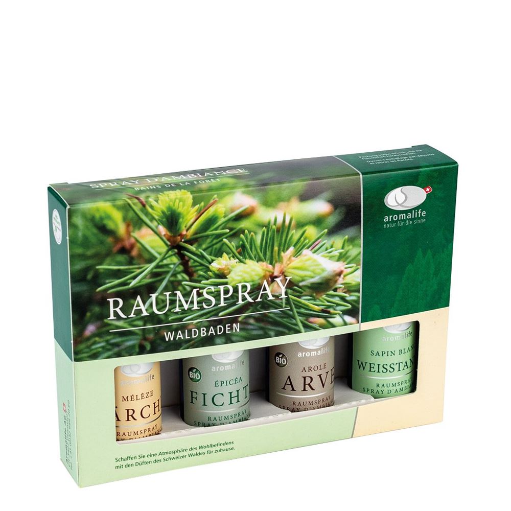 Image of Aromalife Geschenkset Raumspray Waldbaden 4x30ml