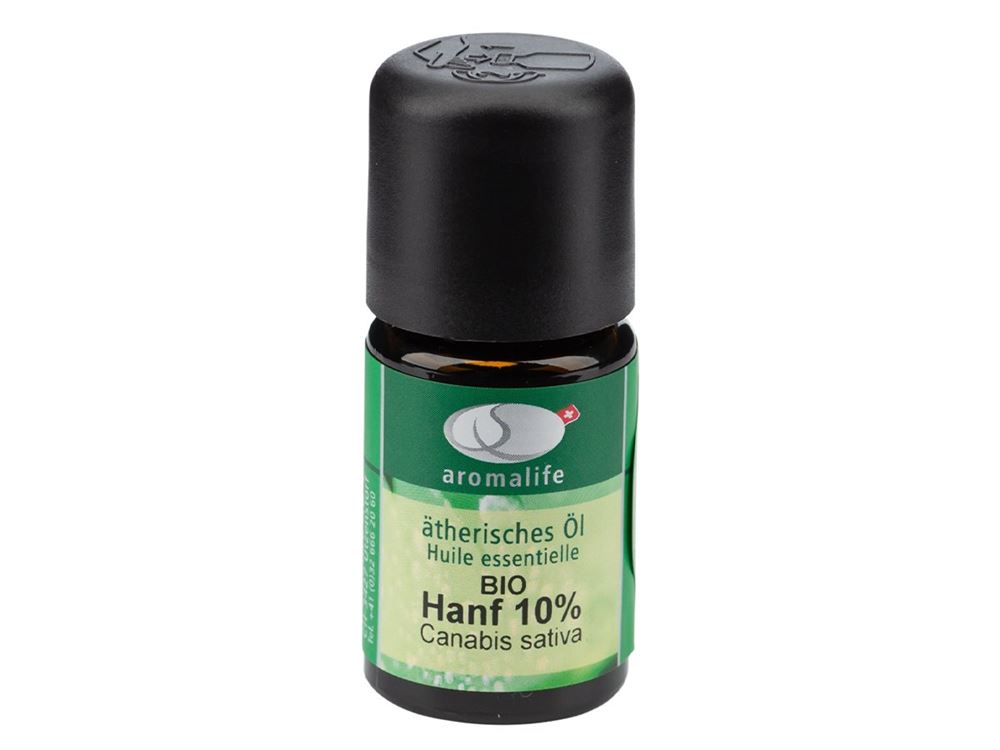 Image of Aromalife Hanf Äth/Öl 10 % BIO Fl 5 ml