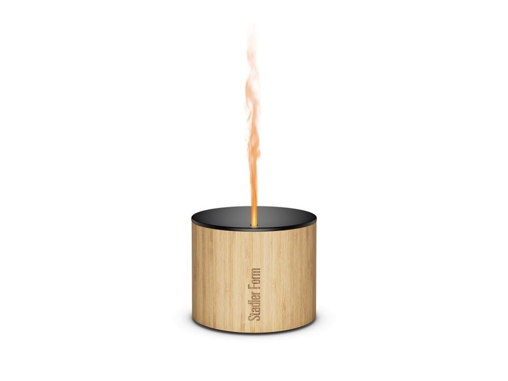 Aromalife Nora diffusore aromatico in bambù con olio essenziale di eucalipto radiata 5ml nero