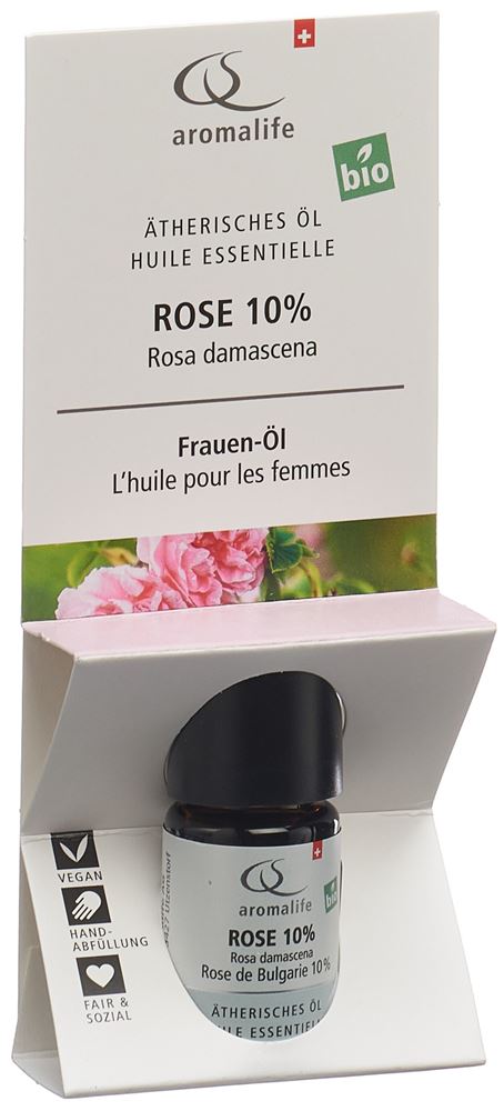 Image of Aromalife TOP Rose 10% Äth/Öl BIO Fl 5 ml