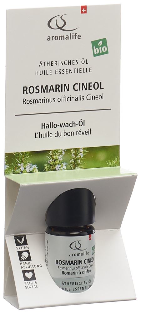 Aromalife TOP romarin cineol huil ess BIO fl 5 ml