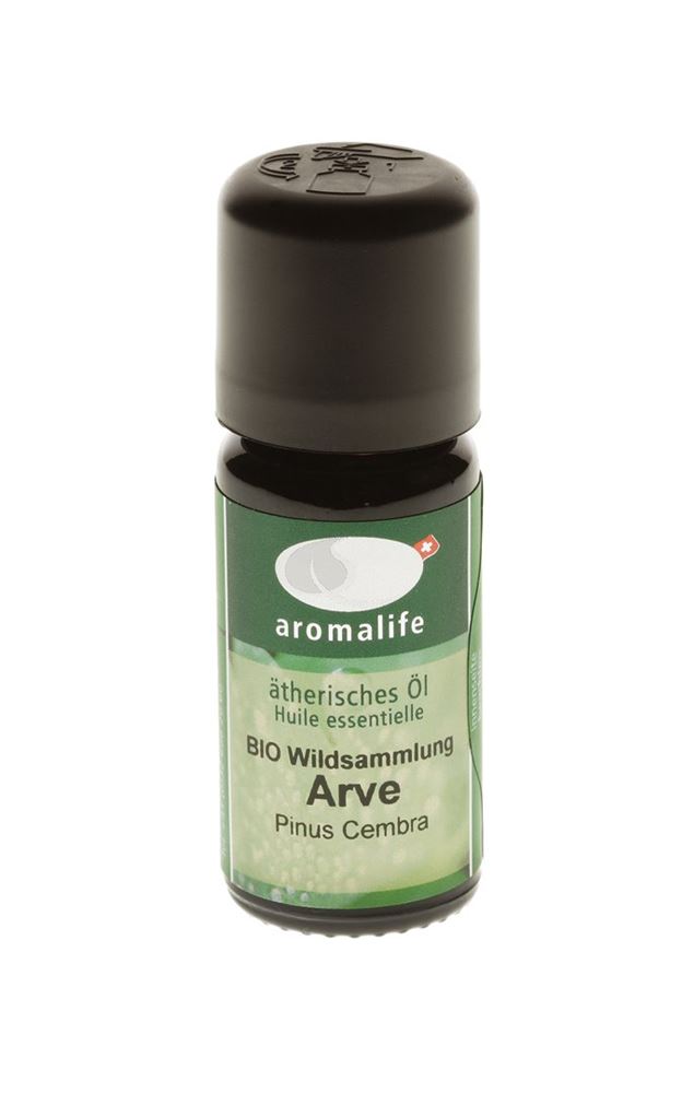 Aromalife pino cembro olio essenziale BIO piante selvatiche flacone 10 ml