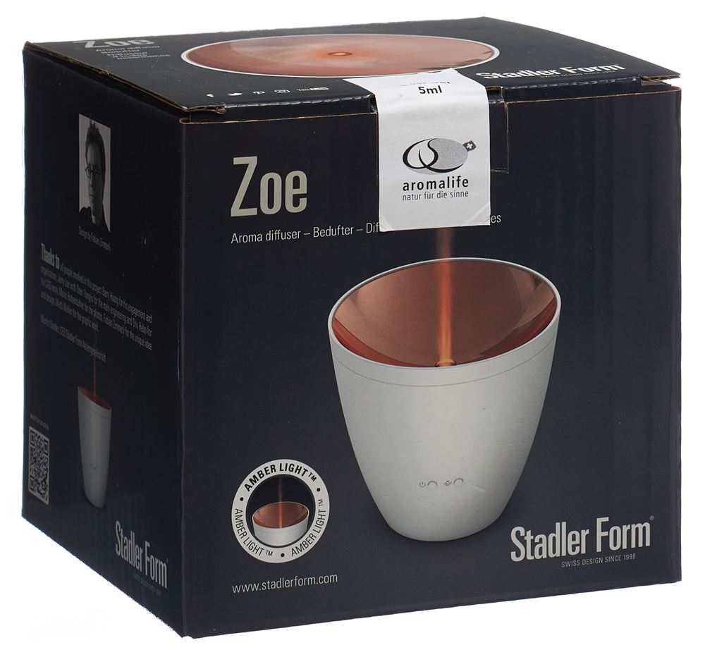 Image of Aromalife Zoe Aromavernebler Amber Light weiss