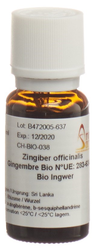 Image of Aromasan Ingwer Äth/Öl Bio 15 ml