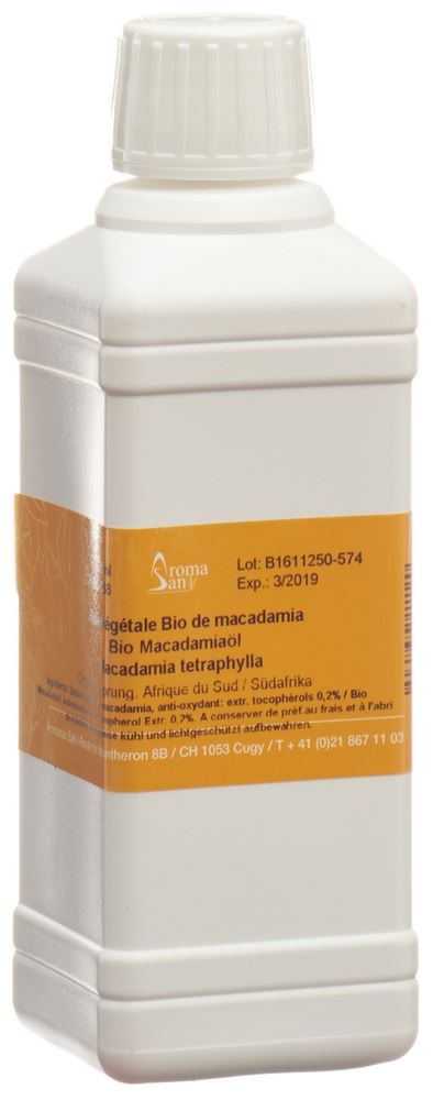 Image of Aromasan Macadamiaöl Bio 250 ml