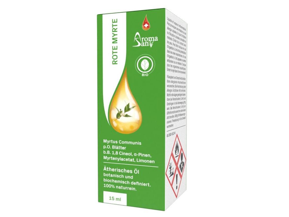 Image of Aromasan Myrte Äth/Öl in Schachtel Bio 15 ml