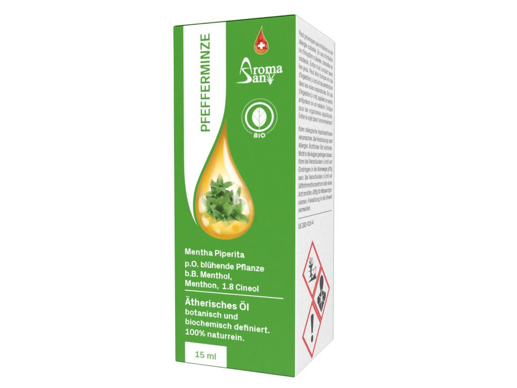 Image of Aromasan Pfefferminze Äth/Öl in Schachtel Bio 15 ml