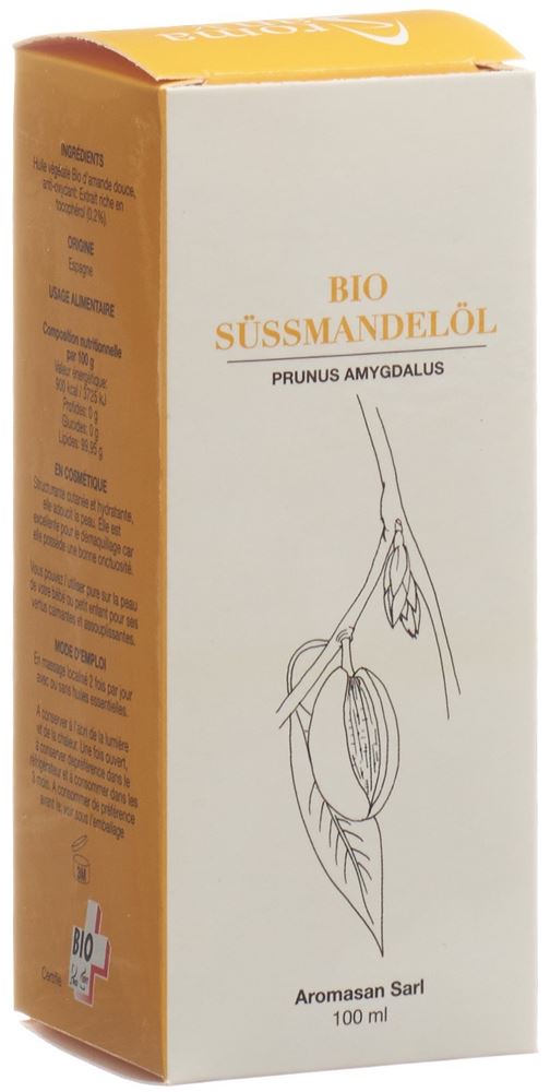Aromasan huile végétale d'amande douce 100 ml