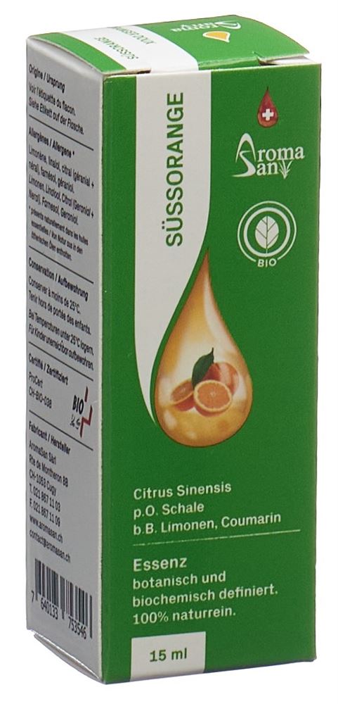 Image of Aromasan Süssorange Äth/Öl Bio 15 ml