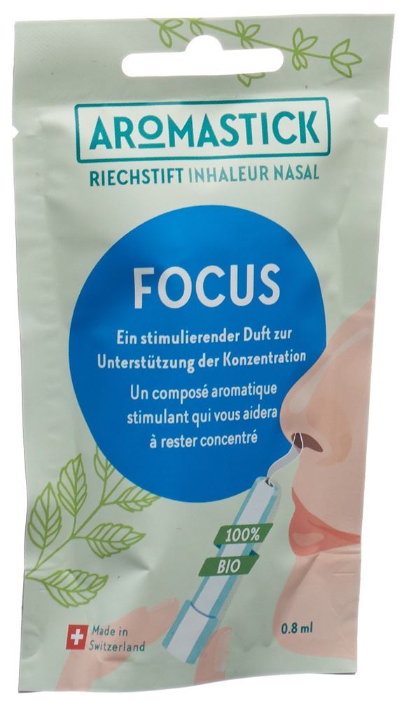 Image of Aromastick Riechstift 100% Bio Focus Btl