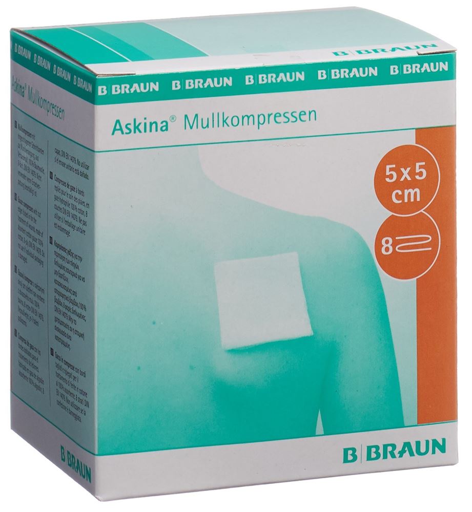 Image of Askina Mullkompresse 5cmx5cm steril 25 x 2 Stk