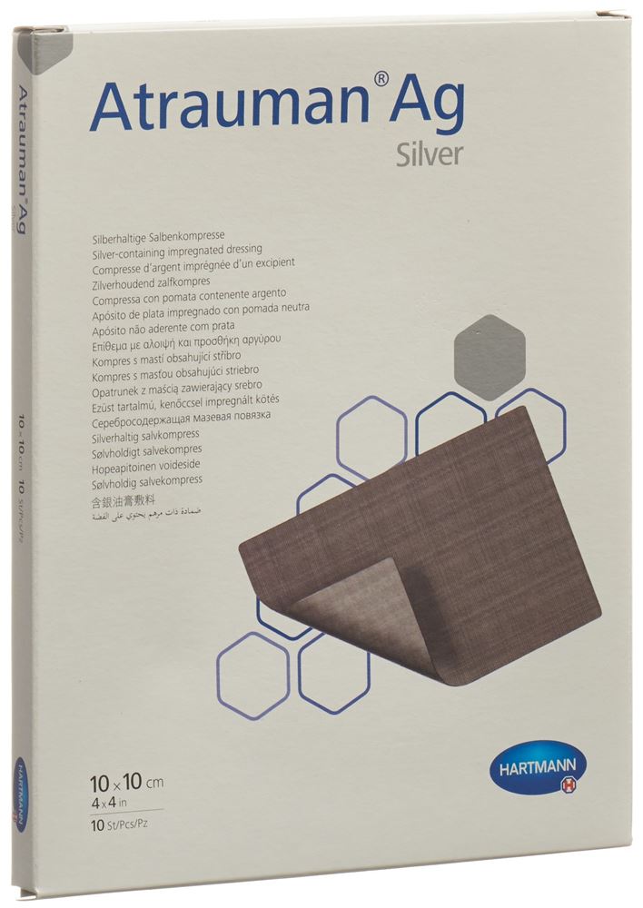 Image of Atrauman Ag Kompressen 10x10cm steril 10 Stk