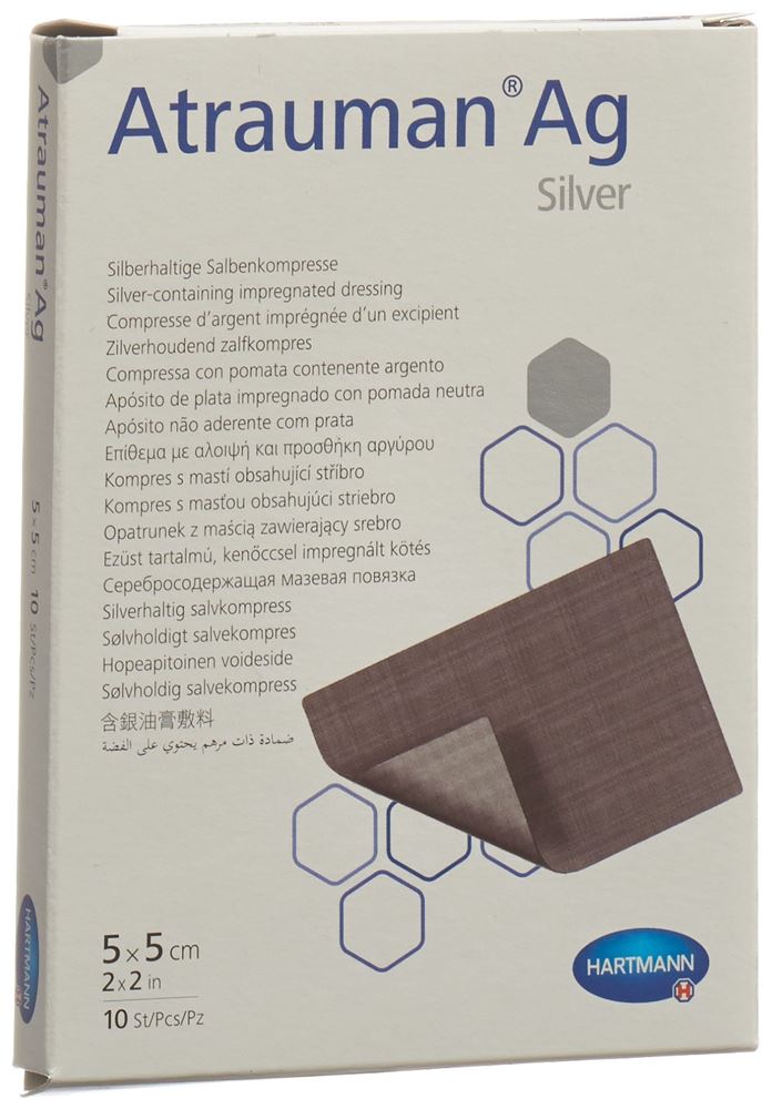 Image of Atrauman Ag Kompressen 5x5cm steril Box 10 Stk