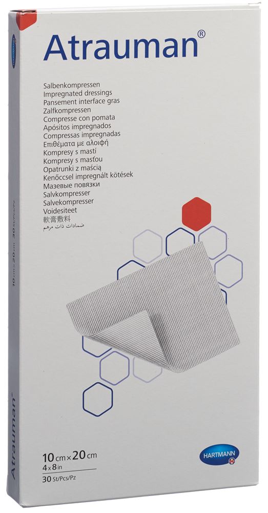Image of Atrauman Salbenkompressen 10x20cm steril 30 Stk
