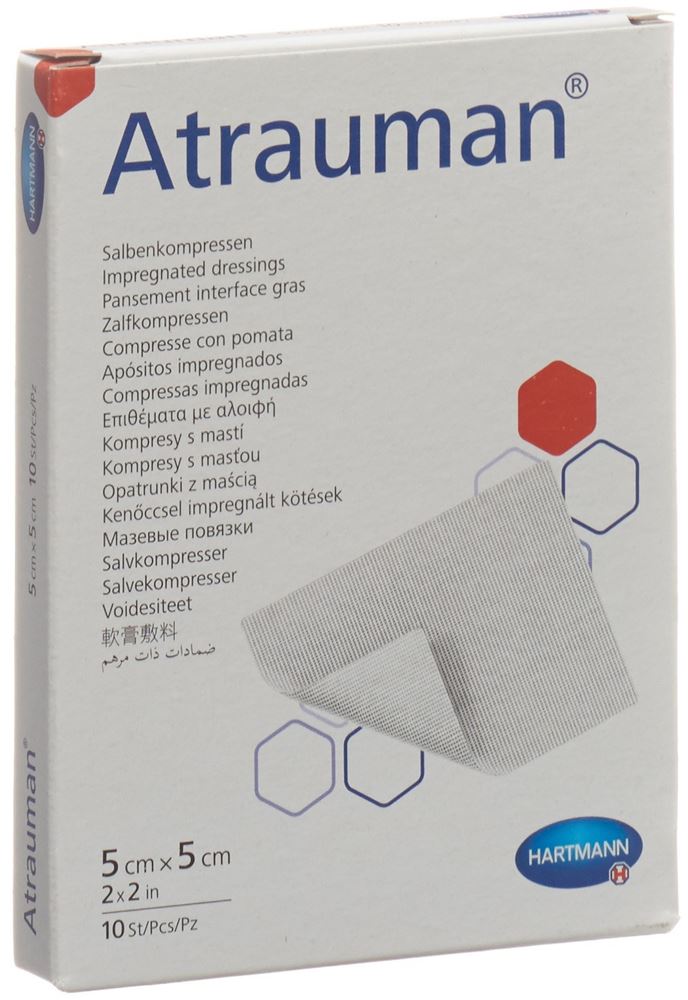 Image of Atrauman Salbenkompressen 5x5cm steril 10 Stk