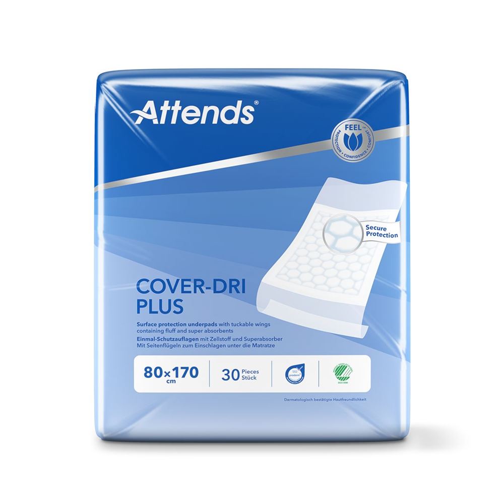 Image of Attends Cover Dri Unterlagen Plus 80x170cm Btl 30 Stk