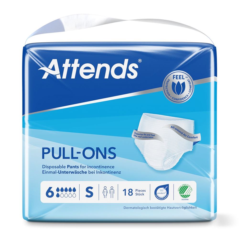Attends Pull Ons 6 S Btl 18 Stk
