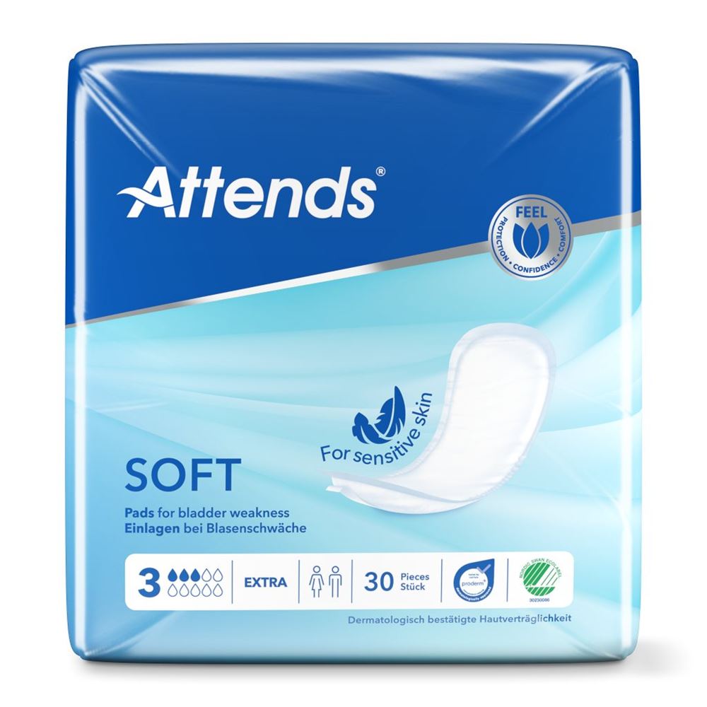 Image of Attends Soft 3 Extra Einlagen Btl 30 Stk