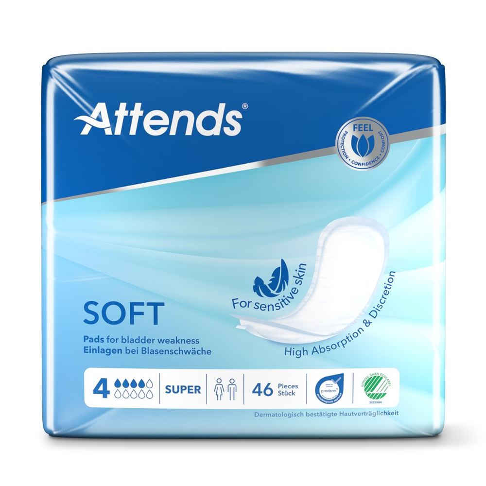 Image of Attends Soft 4 Super Einlagen Btl 46 Stk