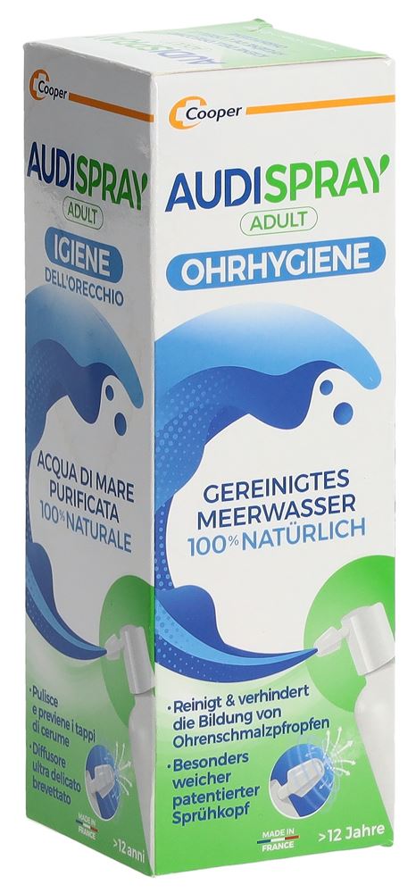 Audispray Adult Hygiène des oreilles spr 50 ml