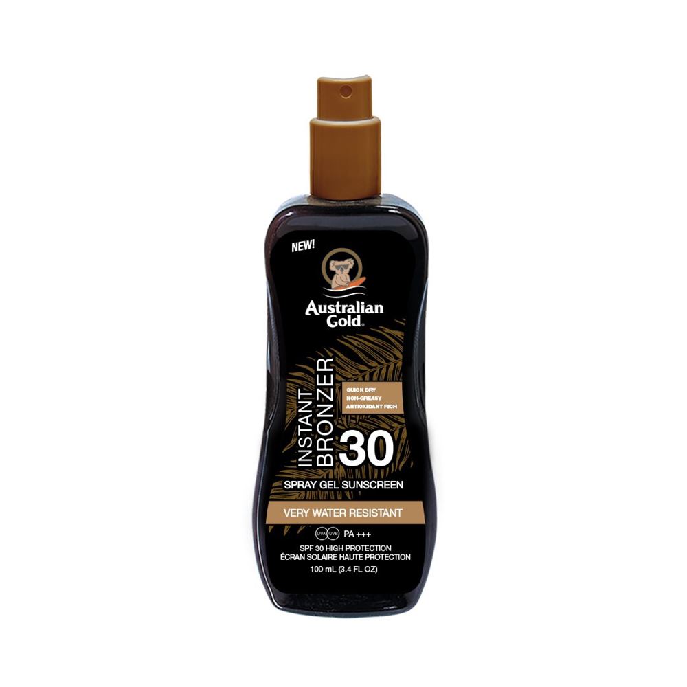 Australian Gold Spray Gel mit Bronzer Spf30 100 ml