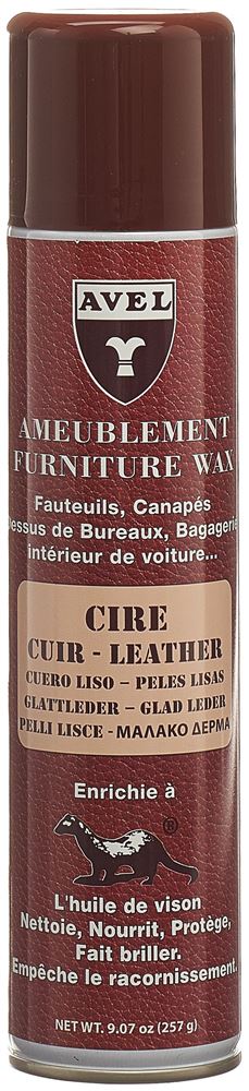 Avel entretien aéros cuir 400 ml