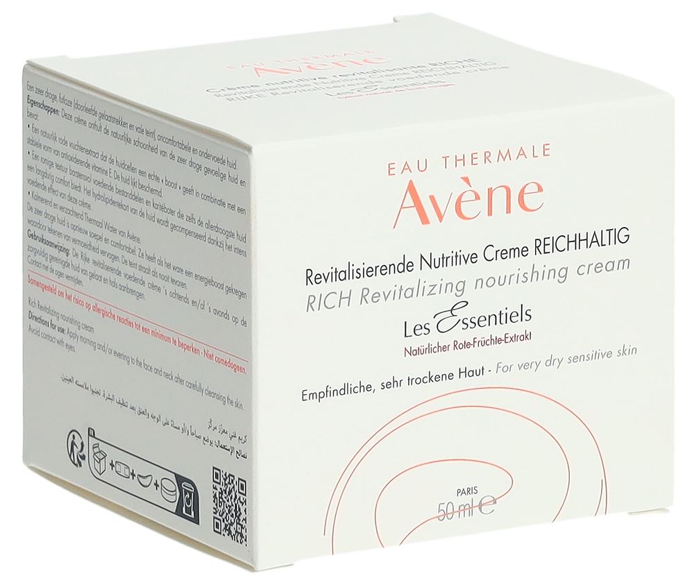 Avène Les Essentiels Revitalisierende Nutritive Creme Reichhaltig (50ml)