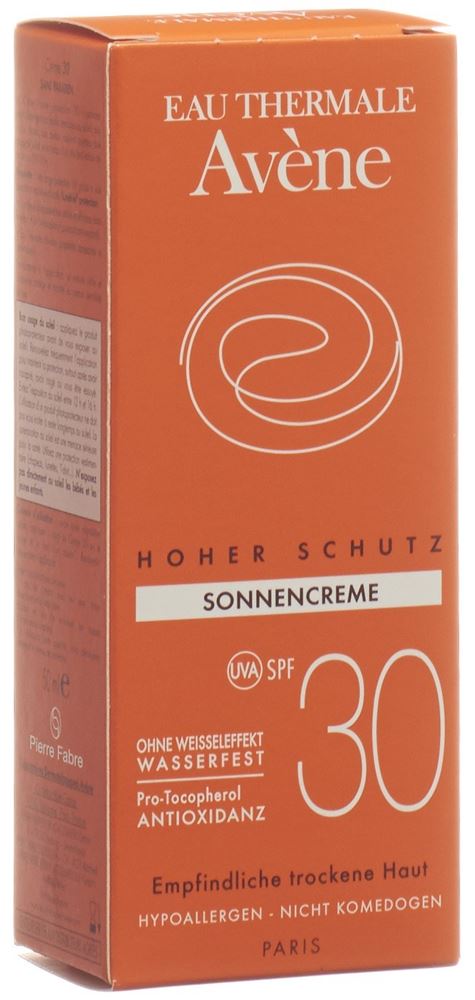 Image of Avene Sun Creme SPF 30 50 ml