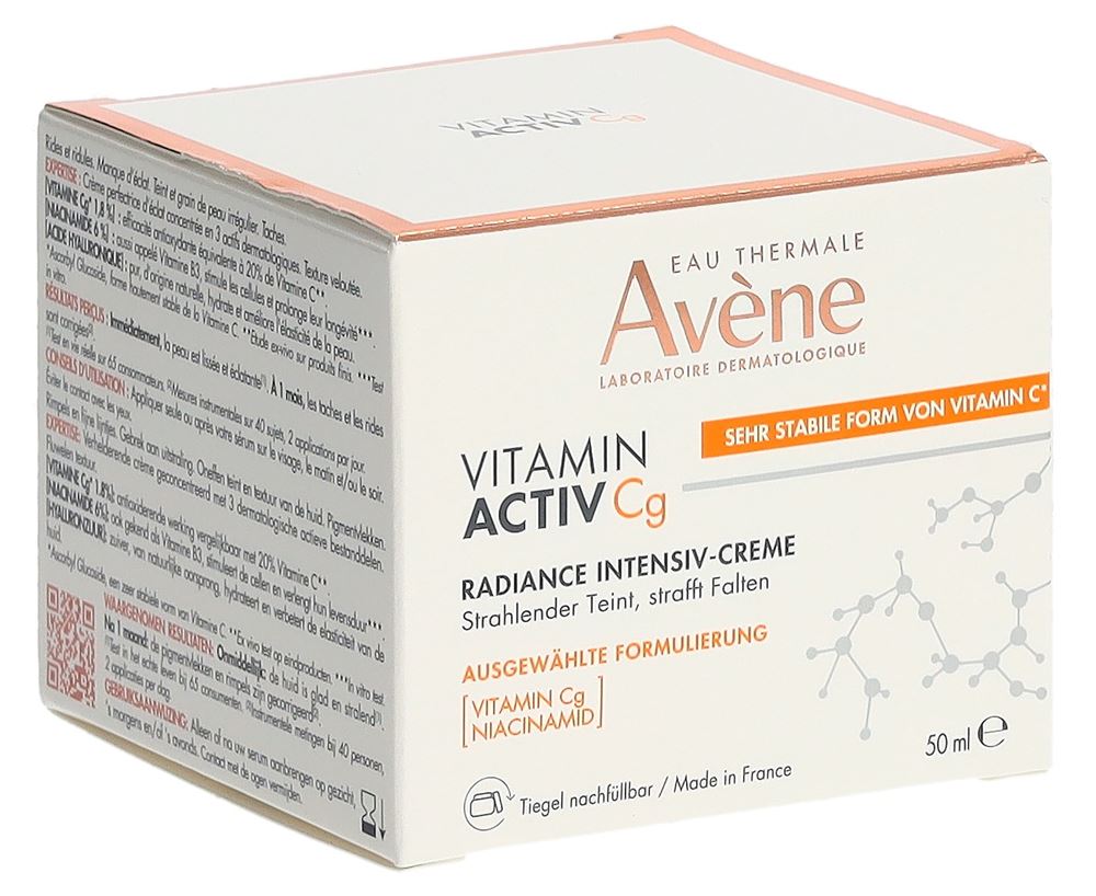 Avene - Crème intensive, Vitamin Activ Cg, 50 ml
