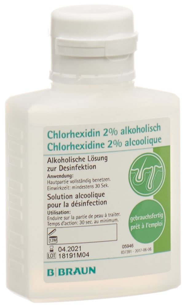 Image of B. Braun Chlorhexidine 2 % ungefärbt 100 ml