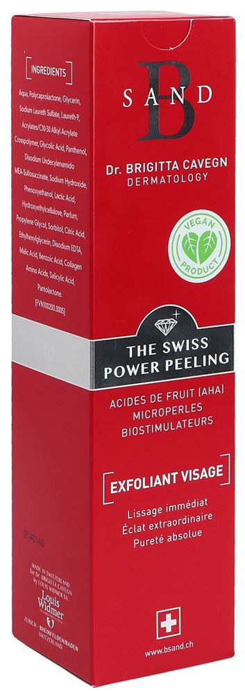 B Sand The Swiss Power Peeling anti-âge tb 50 ml