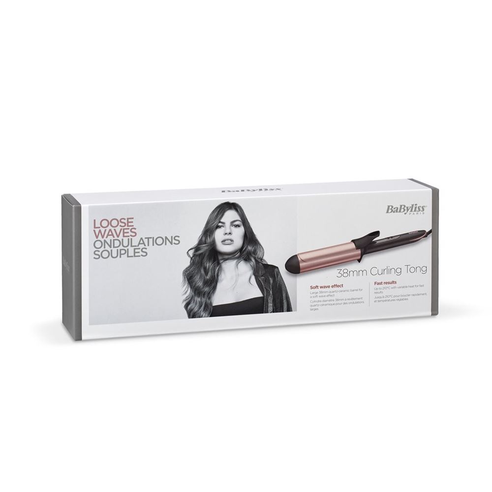 Image of Babyliss Lockenstab Rose Quartz 38mm