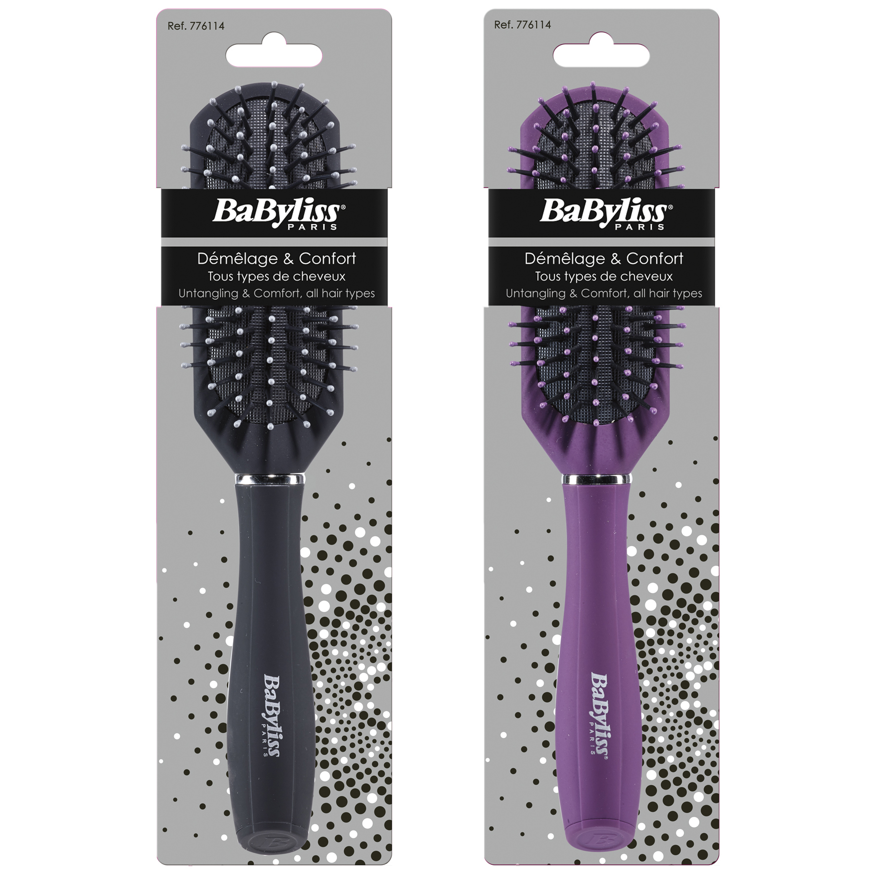 Image of Babyliss Schmale pneumatische Bürste mit Noppen