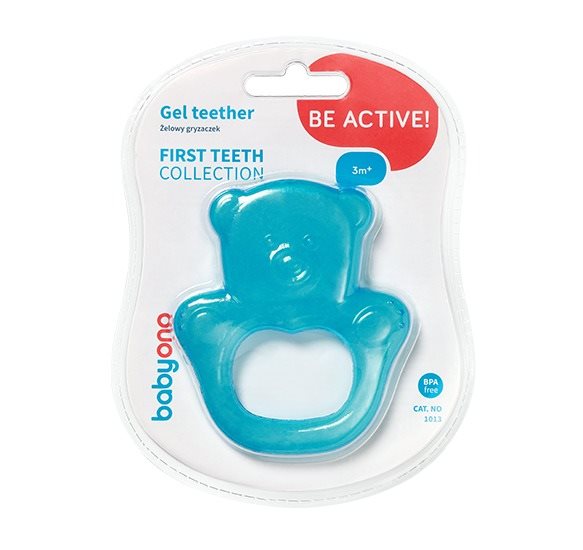 Image of Babyono Beissring mit Gel Bär