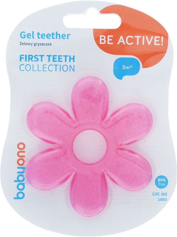 Image of Babyono Beissring mit Gel Blume