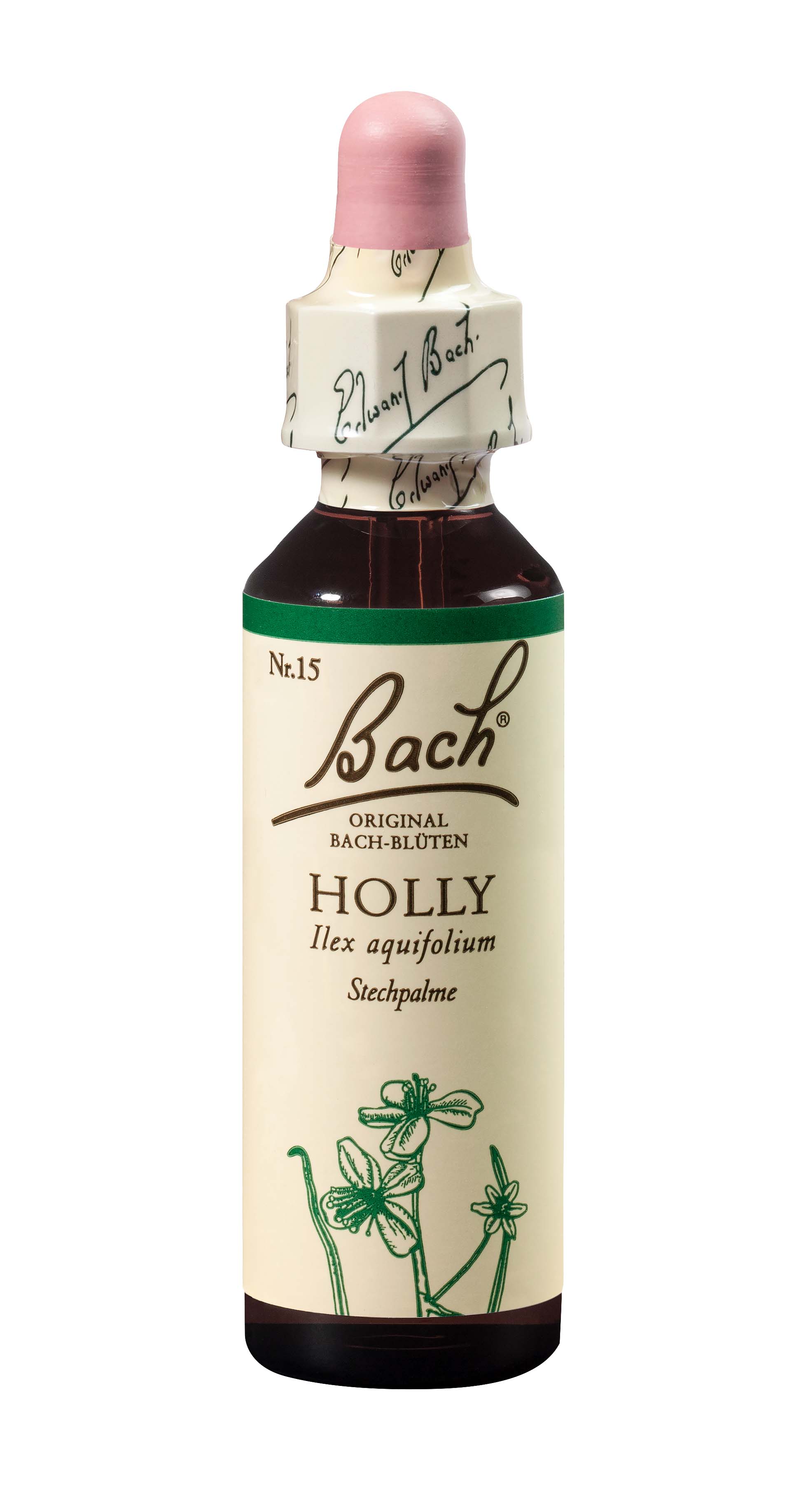 Bach fleurs de Bach original holly numéro 15 20 ml