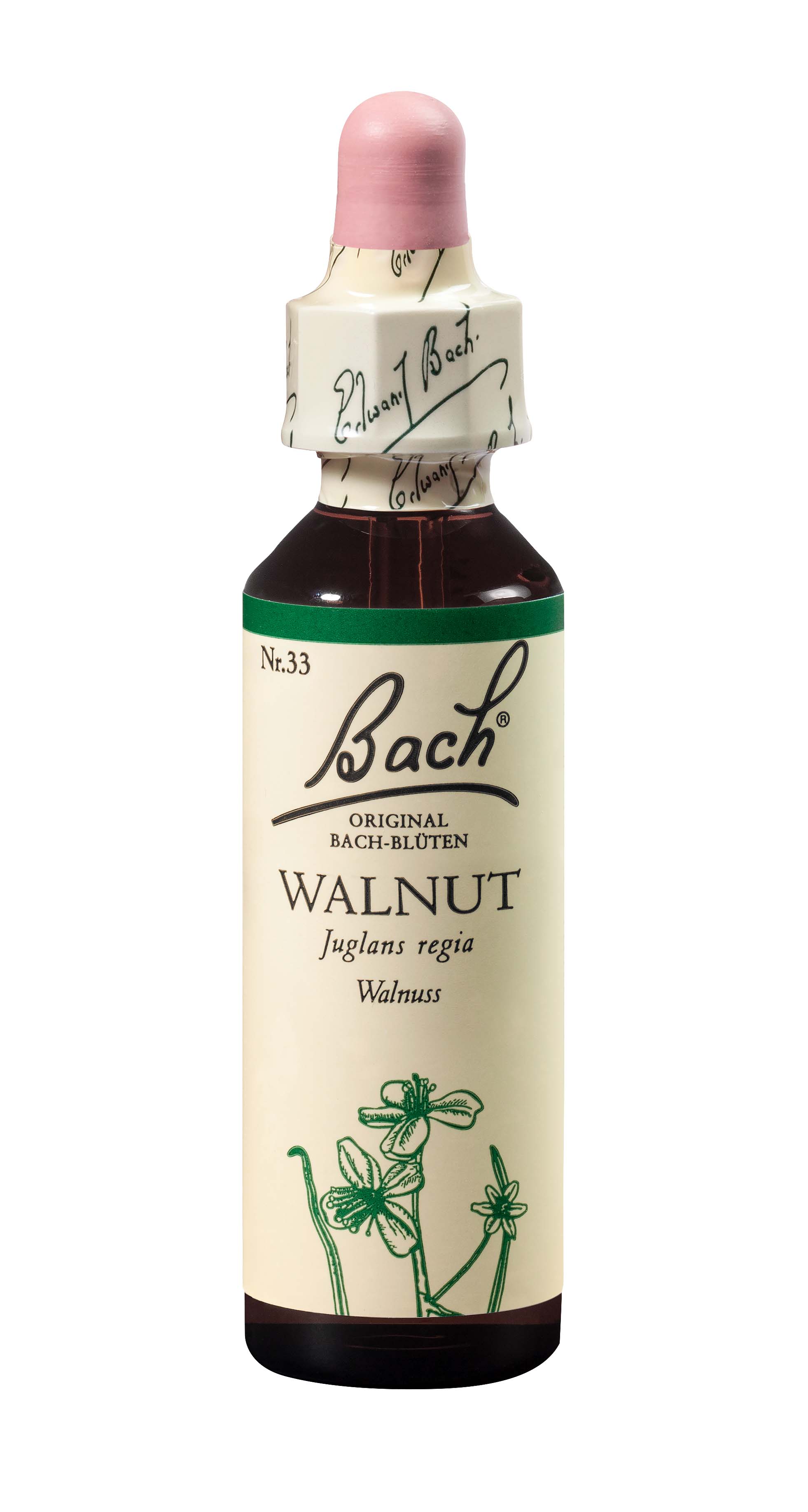Bach fleurs de Bach original walnut numéro 33 20 ml
