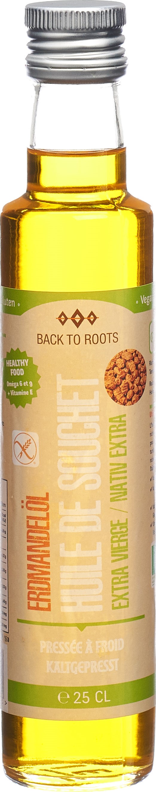 Image of Back TO Roots Erdmandeln Öl Bio Fl 25 cl